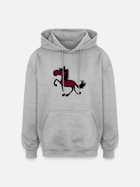 Tölt - Oversized Unisex Hoodie - heather grey