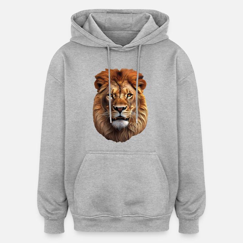 Loewe - Sweat à capuche oversize unisexe - gris chiné