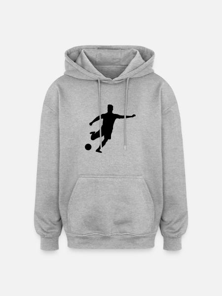 fussballer__f1 - Oversized Unisex Hoodie - heather grey