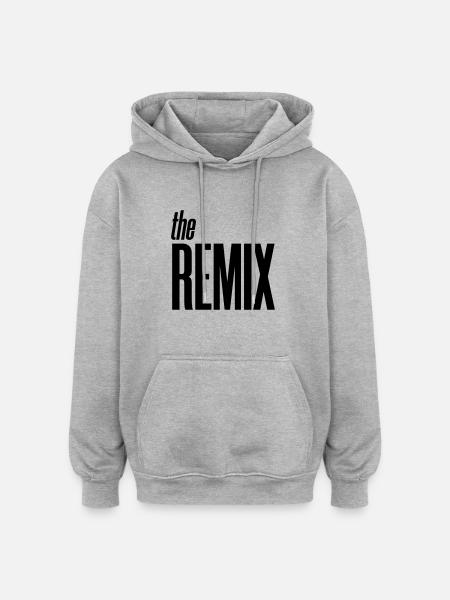 The Remix - Farbwechsel - Oversized Unisex Hoodie - Grau meliert
