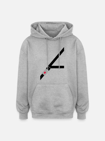ceinture de sécurité - Sweat à capuche oversize unisexe - gris chiné
