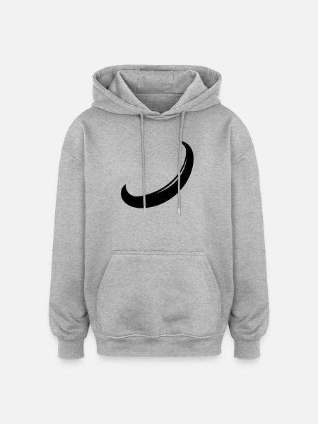 boomerang - Oversized Unisex Hoodie - heather grey