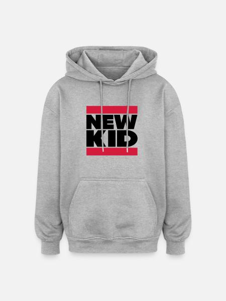New Kid in Dubstep Look - Oversized Unisex Hoodie - heather grey