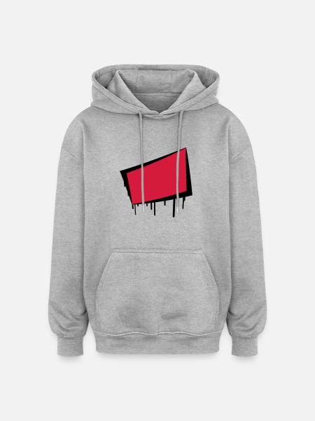 Frame - Oversized Unisex Hoodie - heather grey