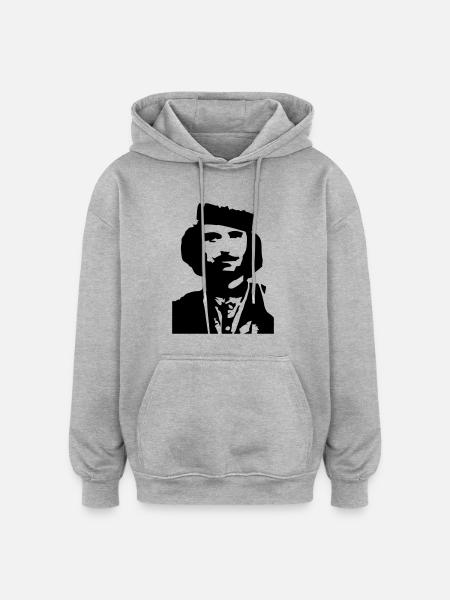 Cerciz Topulli - Oversized Unisex Hoodie - Grau meliert