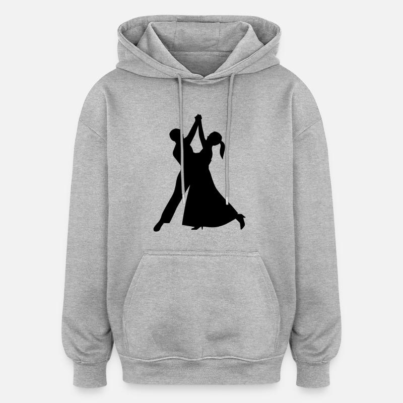 Walzer - Oversized Unisex Hoodie - Grau meliert