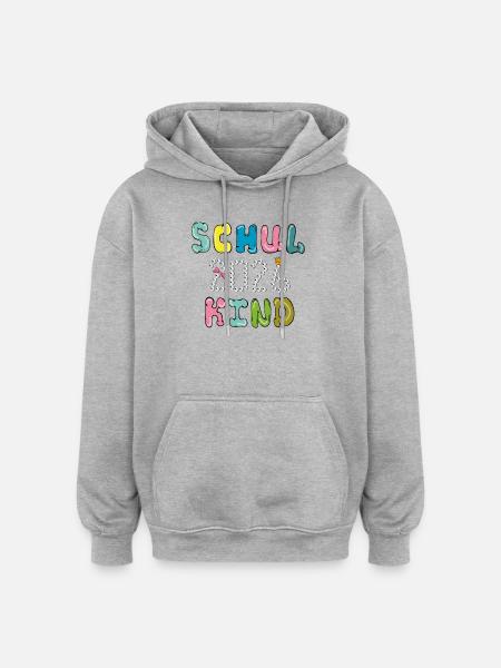 Schoolchild 2026 - Oversized Unisex Hoodie - heather grey