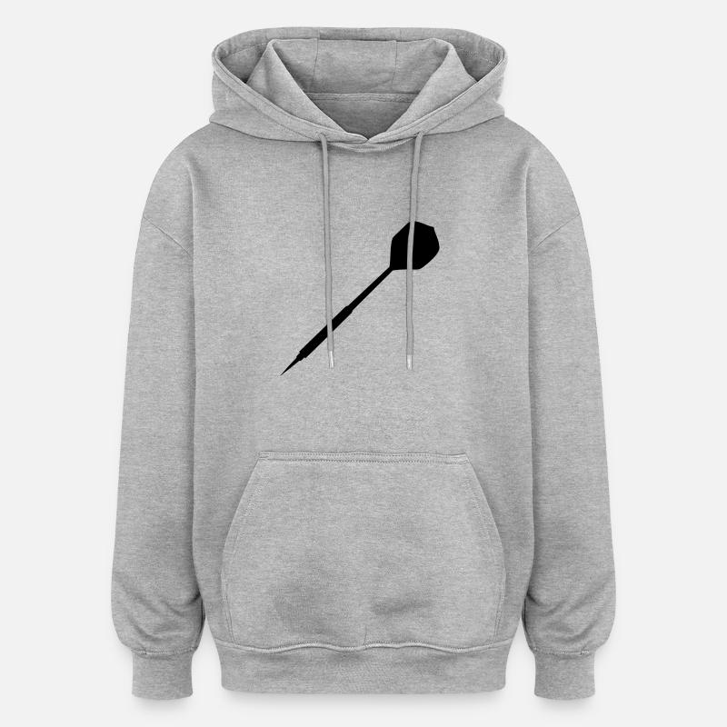 dart - Oversized Unisex Hoodie - Grau meliert
