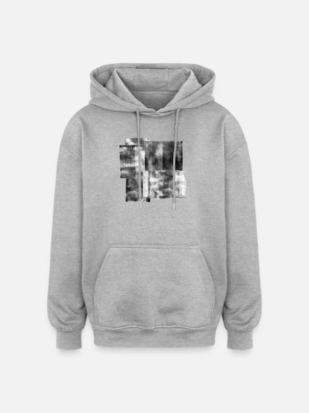 Ink Rolled - Oversized Unisex Hoodie - heather grey