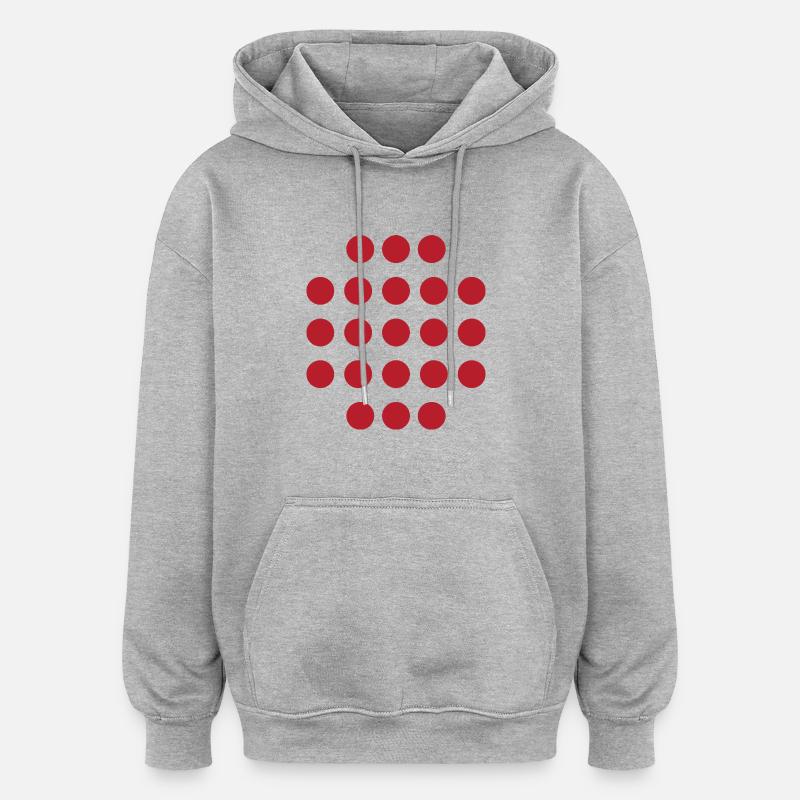 Padel Points - Oversized Unisex Hoodie - Grau meliert