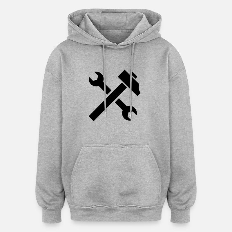 Tools - Oversized Unisex Hoodie - heather grey