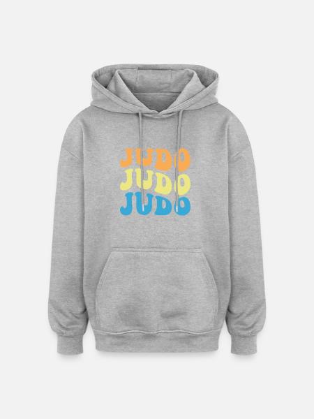 Judo - Oversized Unisex Hoodie - heather grey