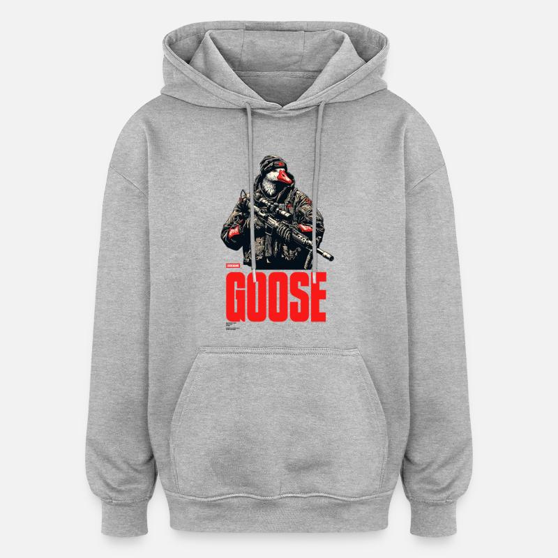 Codename Goose - Oversized Unisex Hoodie - heather grey