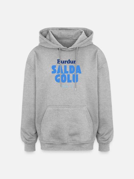 Burdur 15 - Oversized Unisex Hoodie - heather grey