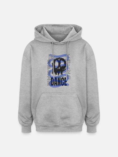 Dance Ibiza - Oversized Unisex Hoodie - heather grey