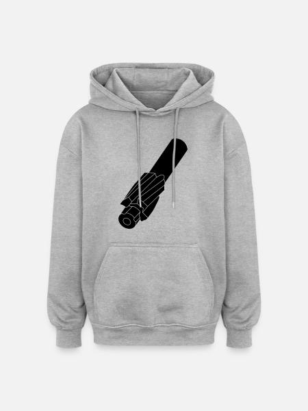 Milling Helical - Oversized Unisex Hoodie - heather grey