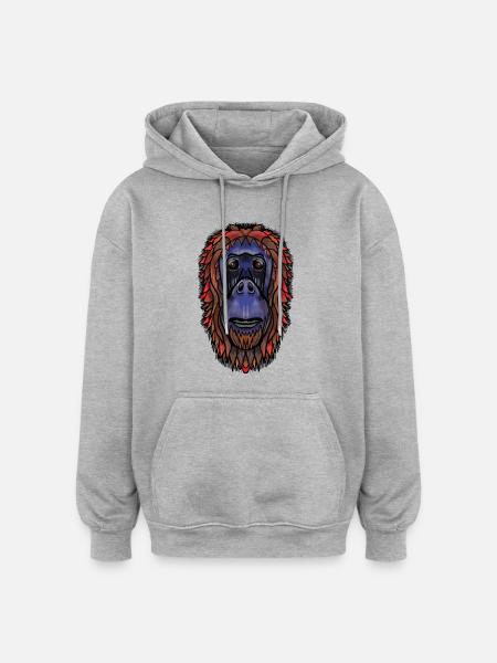 Butler by Jon Ball - Oversized Unisex Hoodie - heather grey