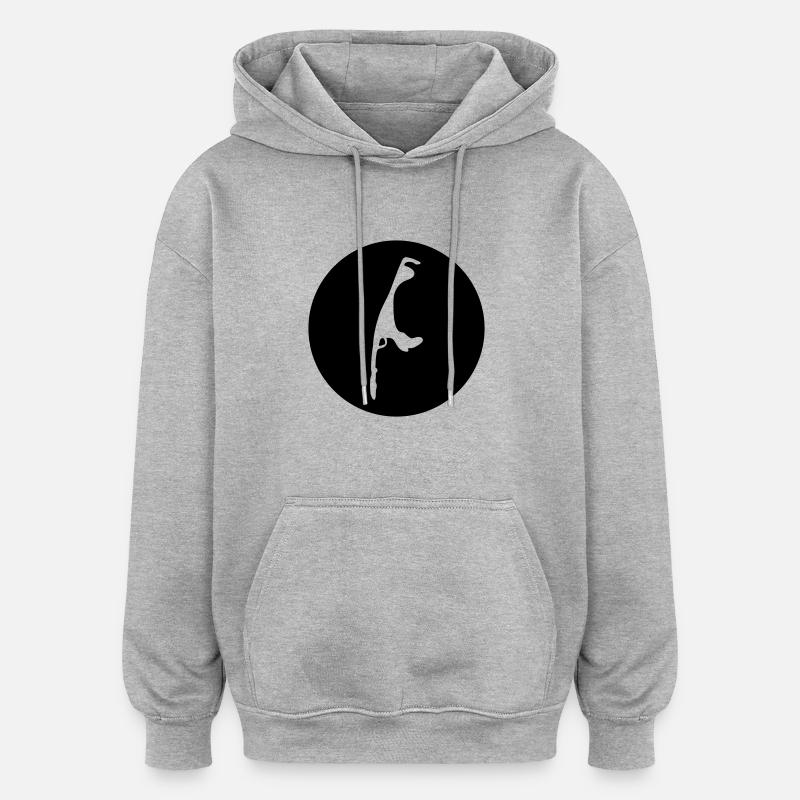 Sylt - Oversized Unisex Hoodie - Grau meliert