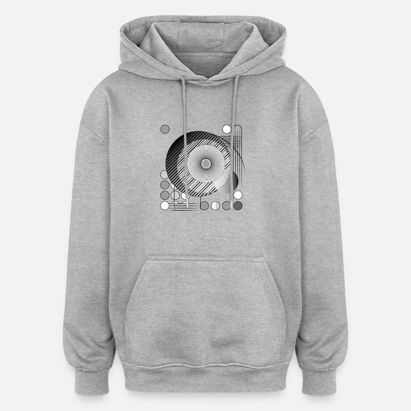 Threads of Perception Design - Oversized Unisex Hoodie - heather grey