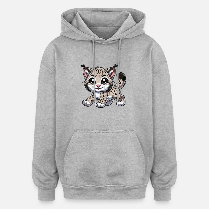 Linx enfant - Sweat à capuche oversize unisexe - gris chiné