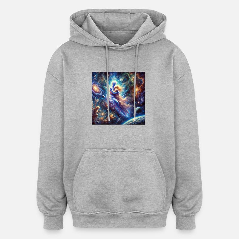 5EBAF71E 6C1A 47B3 BB1E 49B9DD25A6B8 - Oversized Unisex Hoodie - heather grey