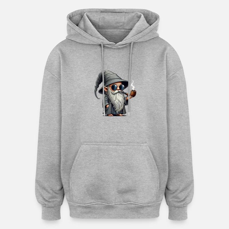 Bébé sorcier - Sweat à capuche oversize unisexe - gris chiné