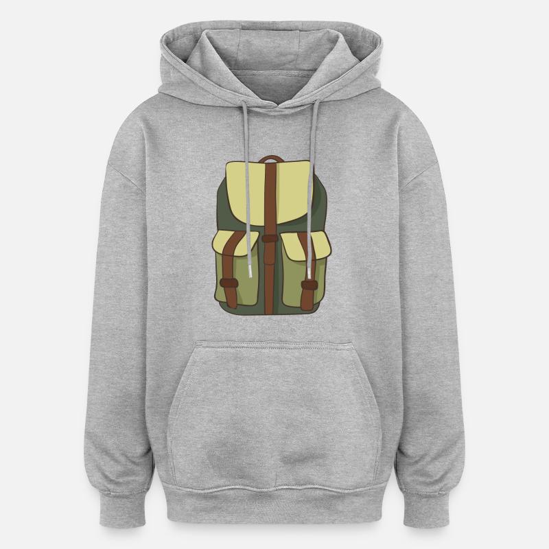 backpack - Oversized Unisex Hoodie - heather grey