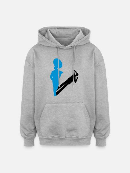 sousaphone - Oversized Unisex Hoodie - heather grey
