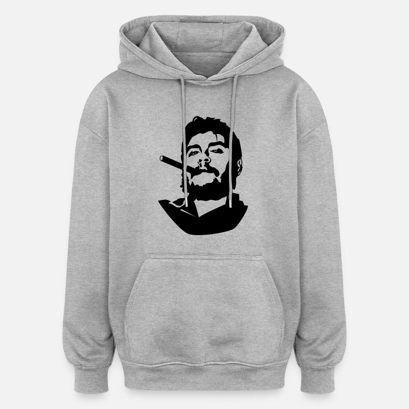 Che Guevara - Oversized Unisex Hoodie - heather grey