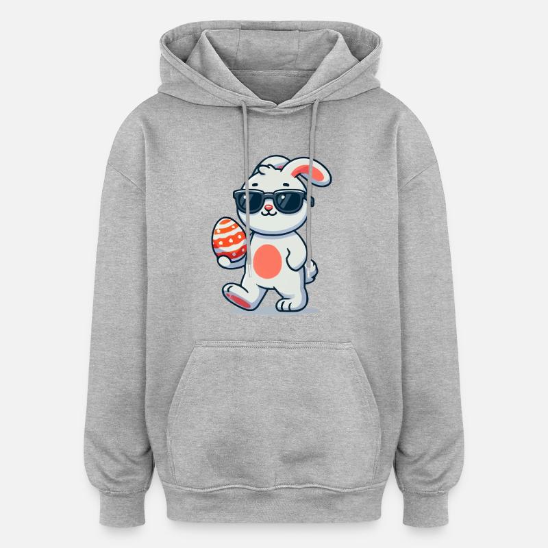 Easter Bunny Easter - Oversized Unisex Hoodie - heather grey