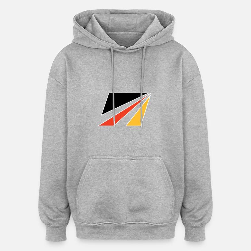 DL3 - Oversized Unisex Hoodie - Grau meliert