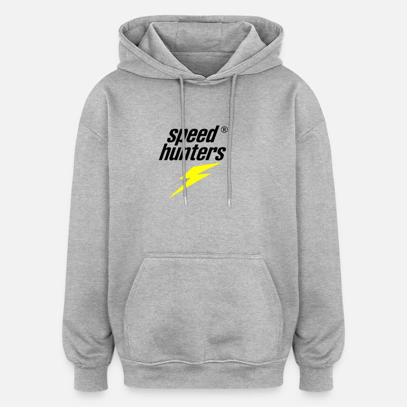 Blitz des chasseurs de vitesse - Sweat à capuche oversize unisexe - gris chiné