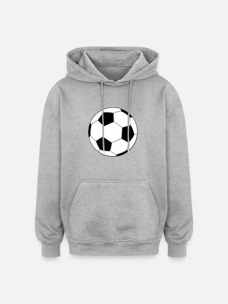 soccer - Oversized Unisex Hoodie - heather grey