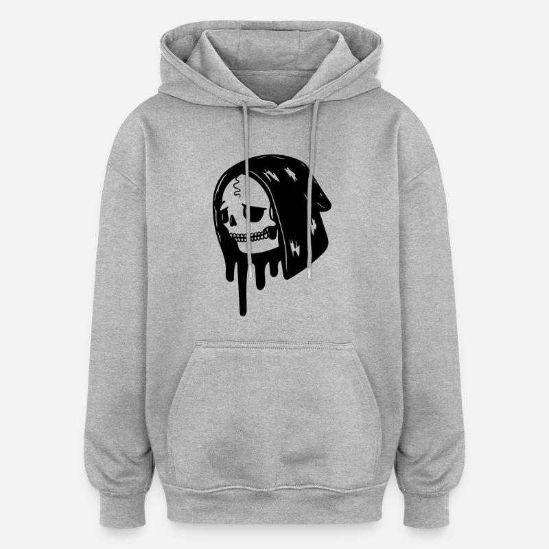 Sadness' til Death - Oversized Unisex Hoodie - heather grey