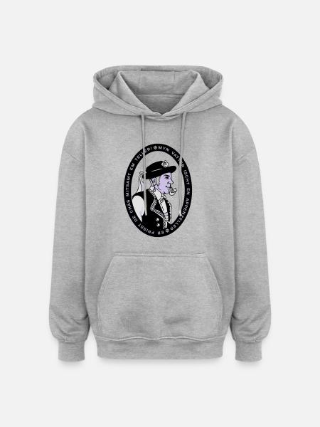 Appenzeller Spruch - Oversized Unisex Hoodie - Grau meliert