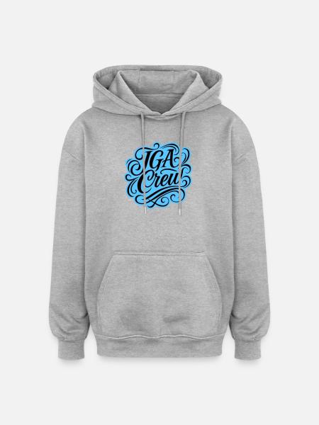 Jga Crew Junggesellenabschied - Oversized Unisex Hoodie - Grau meliert