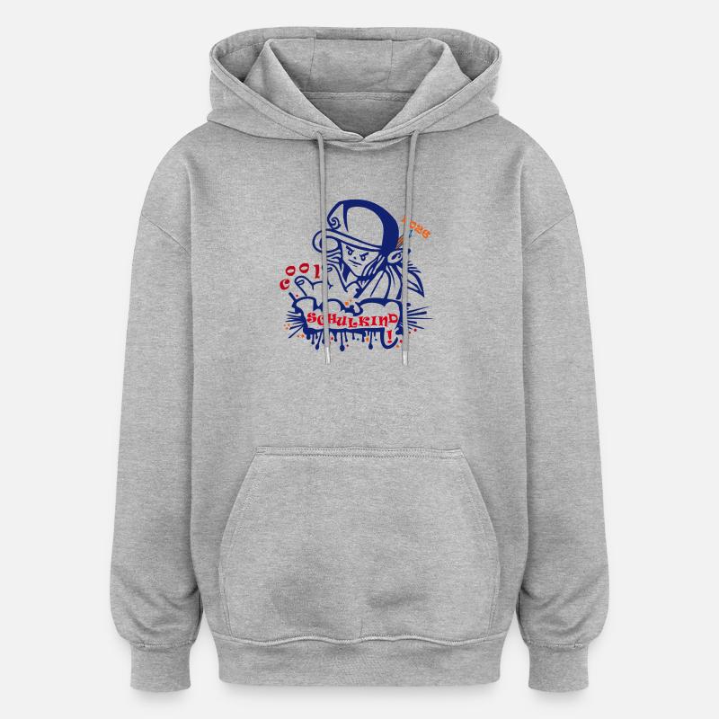 Schoolchild - Oversized Unisex Hoodie - heather grey