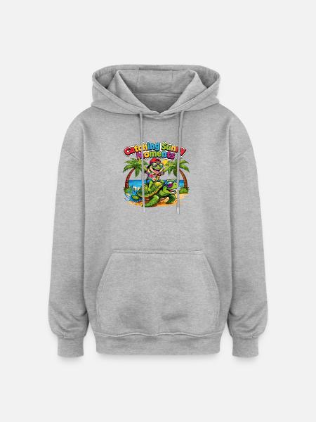 Sunny Moments - Oversized Unisex Hoodie - heather grey