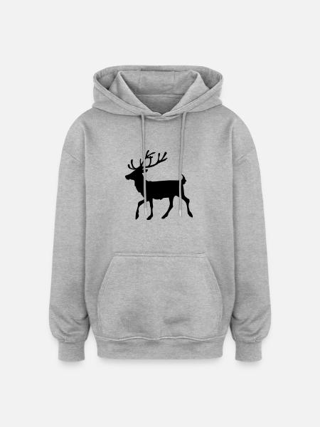 Pure - Oversized Unisex Hoodie - heather grey