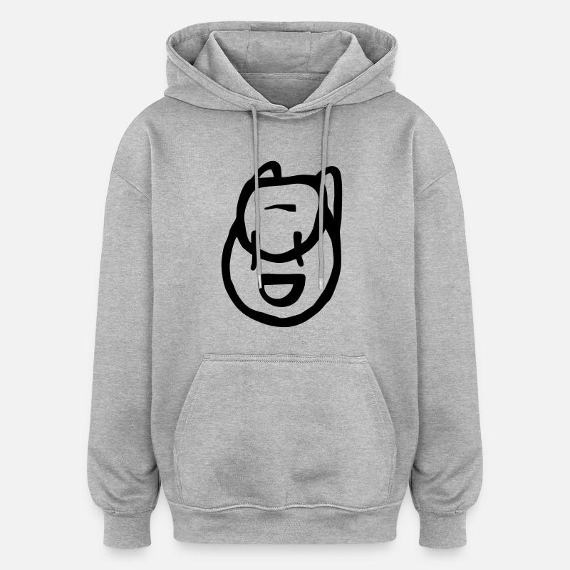 Backpack - Oversized Unisex Hoodie - heather grey