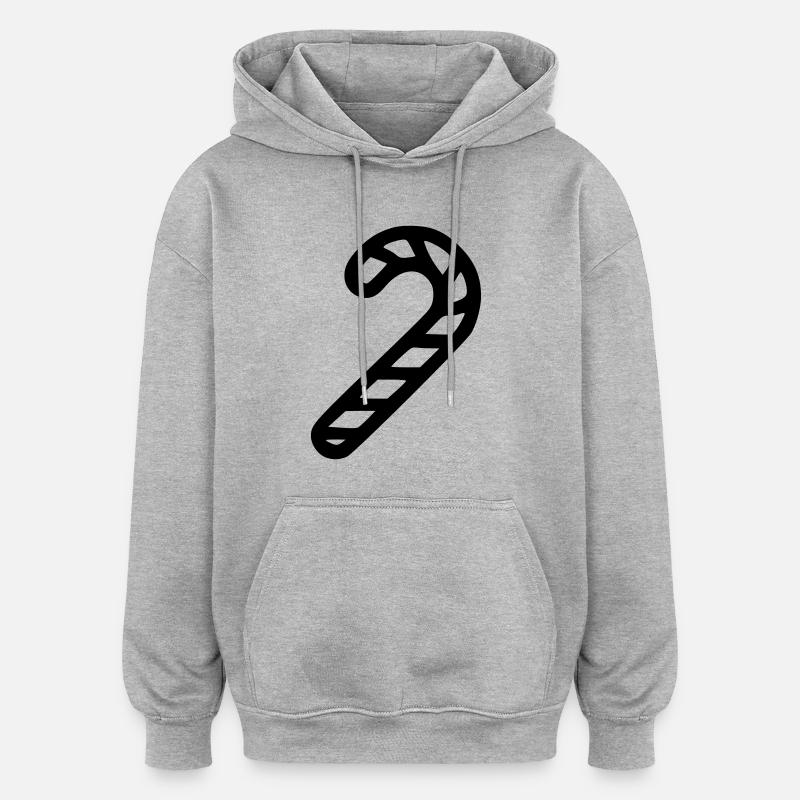 Canne à sucre - Sweat à capuche oversize unisexe - gris chiné