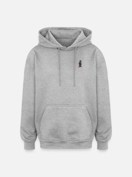 Teddy bear 7 - Oversized Unisex Hoodie - heather grey