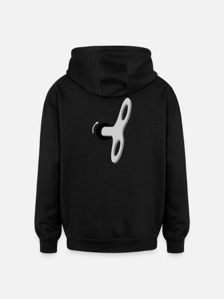 Humans are a machine - Oversized Unisex Hoodie - black