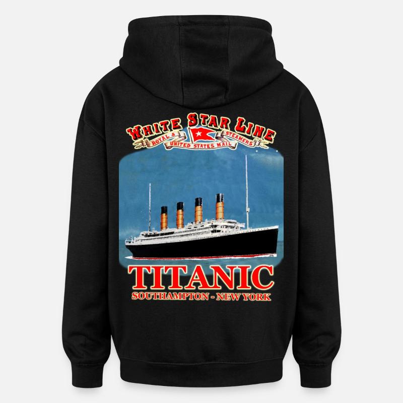 TITANIC creation Louis RUNEMBERG © Adagp - Oversized Unisex Hoodie - black
