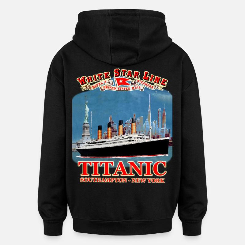 TITANIC creation Louis RUNEMBERG © Adagp - Oversized Unisex Hoodie - black