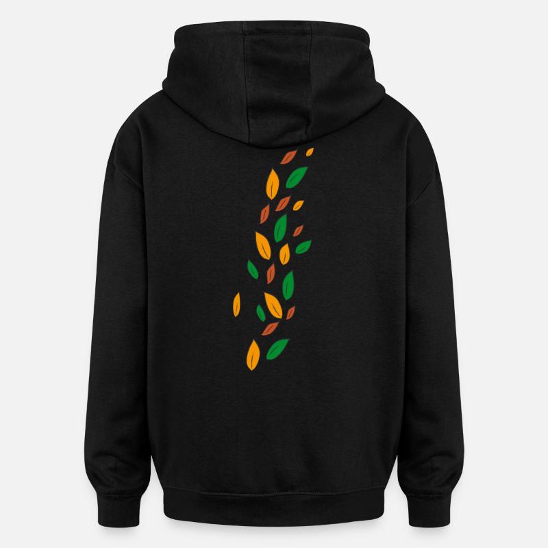 Autumn - Oversized Unisex Hoodie - black