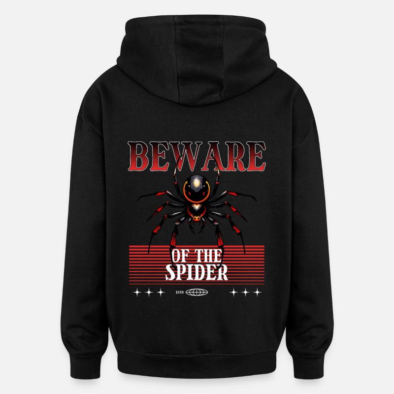 Spider - Oversized Unisex Hoodie - black