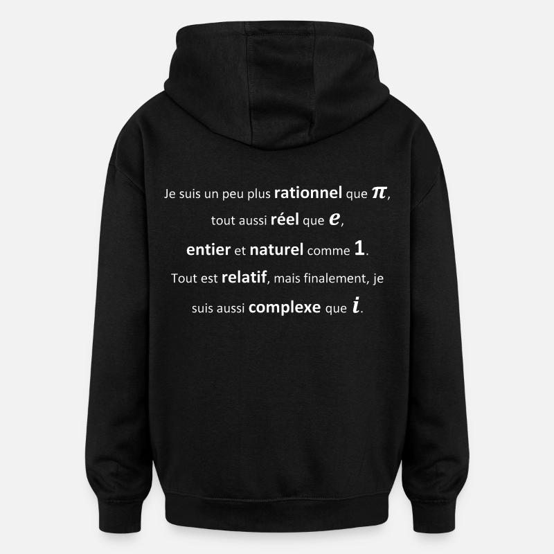 ensemble_nb - Sweat à capuche oversize unisexe - noir