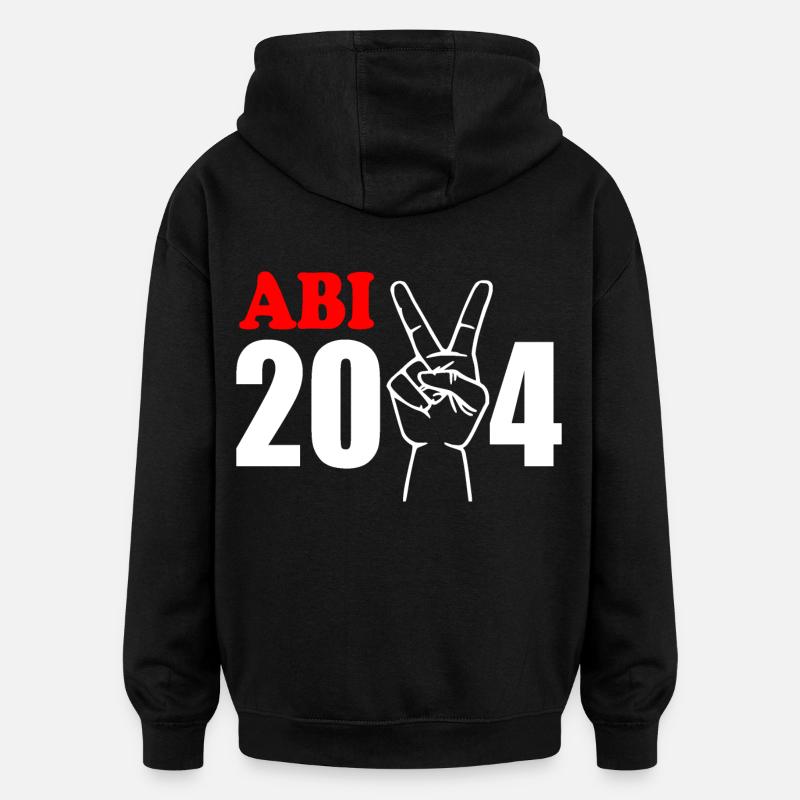 Abi 2024 - Oversized Unisex Hoodie - Schwarz