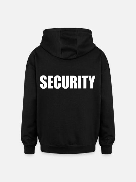 Security - Oversized Unisex Hoodie - black